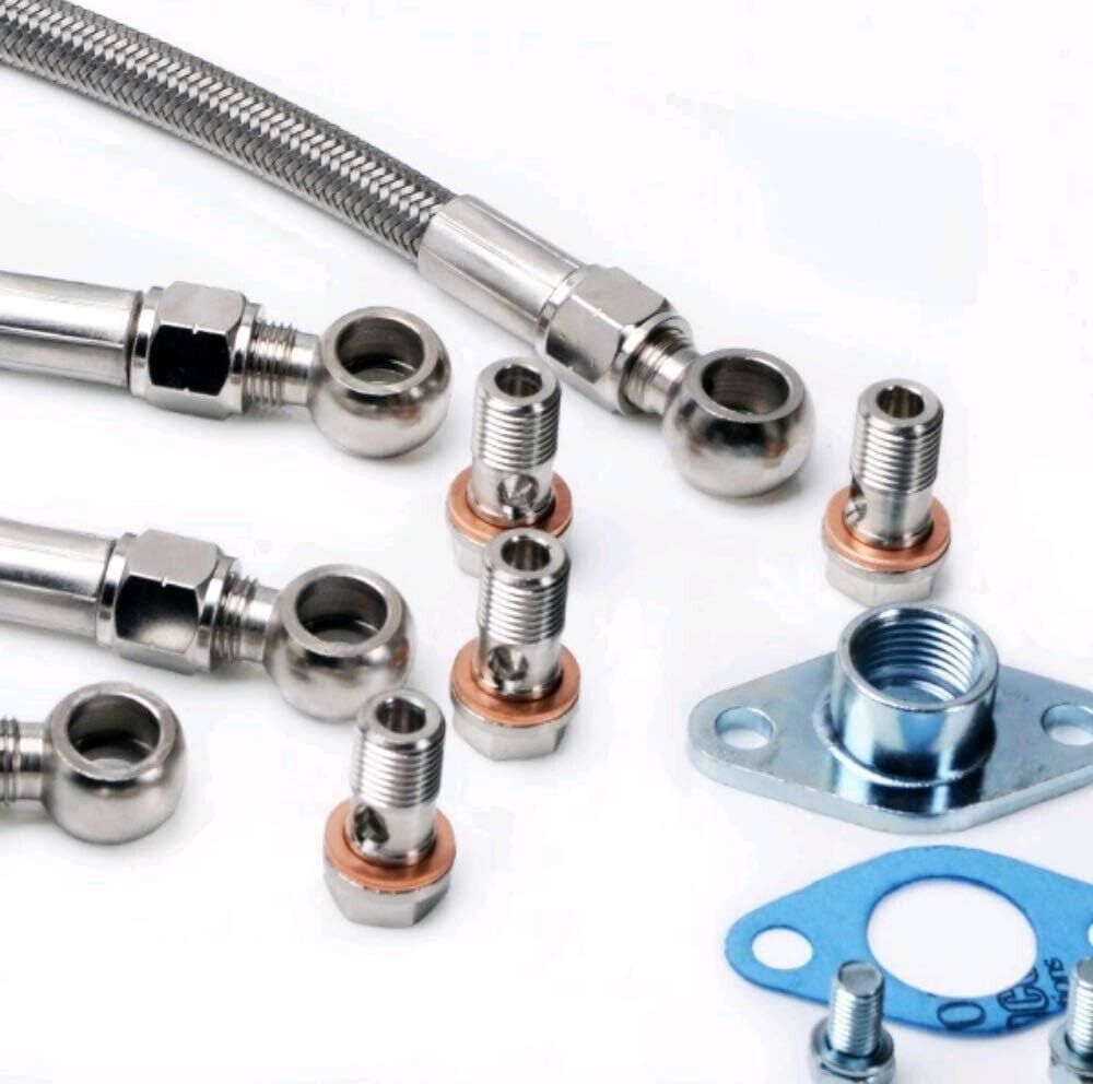 Turbo Install Kit for TOYOTA 1JZ-GTE / 2JZ-GTE w/ Garrett GT25 GT30 GT35 BB