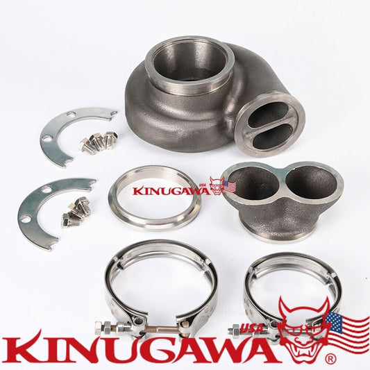 Twin scroll Turbo Turbine Housing Garrett  GT30R / GT3037 / GT3076 / GTX307 .61