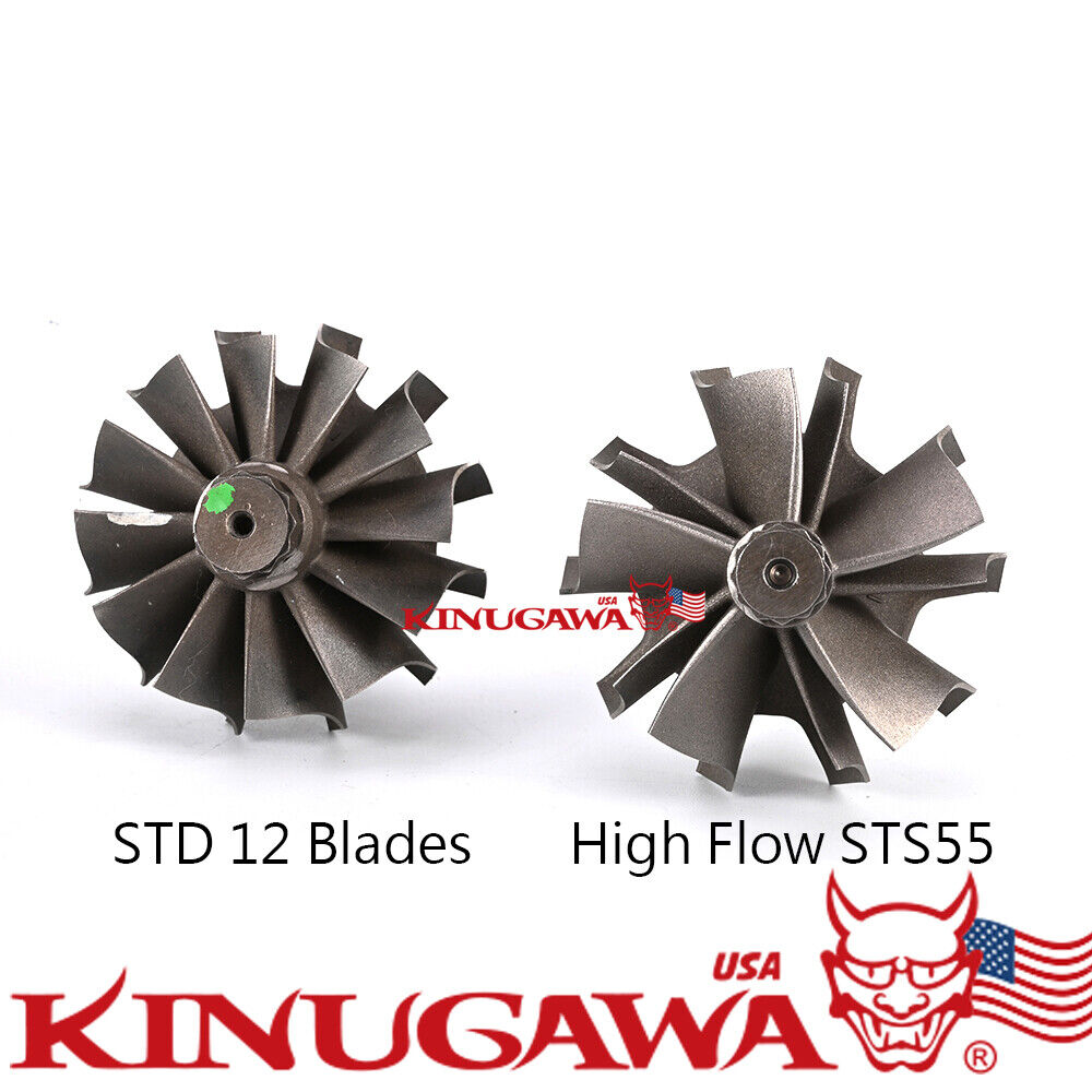 Kinugawa STS55 Turbine Wheel Mitsubishi TD04HL 5+5 Blades Mitsubishi SAAB VOLVO