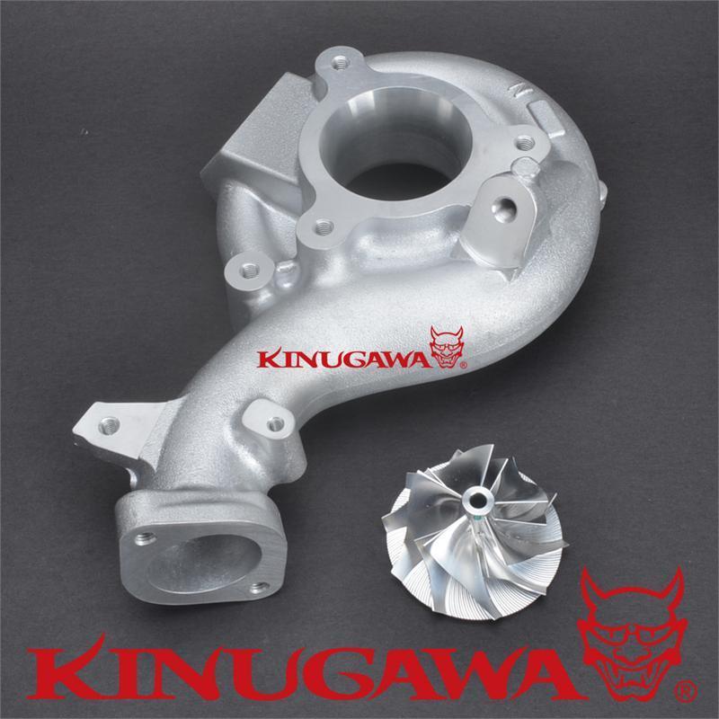 Kinugawa MHI 4B11 EVO X / 10 Upgrade Turbo Compressor Housing + Billet Wheel 20G
