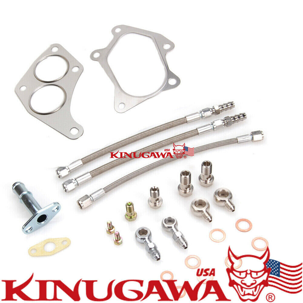 Kinugawa Turbo Oil Water Line for SUBARU WRX STI TD05 TD06 Twin-scroll Spec C