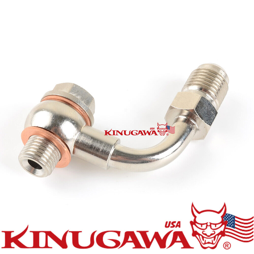 Turbo Banjo Adapter Fitting -6AN 6AN to M16 16mm 90 Deg