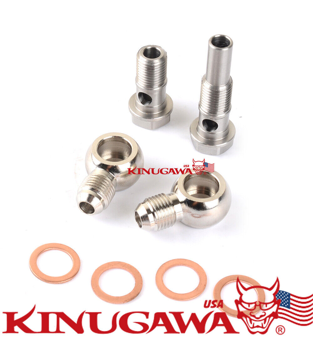 -6AN x 1/4NPSM Banjo Bolt Fitting For GM Transmission Oil Cooler 97~10 4L80E