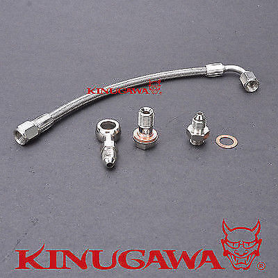 Turbo Oil Feed line For Mitsubishi Lancer GSR 4G93T 1.8T TD04L TD05H