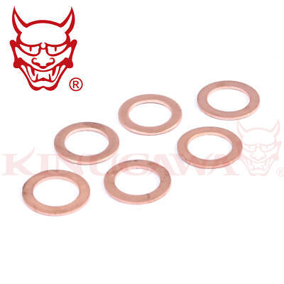 COPPER CRUSH WASHER WASHERS ID M16 16mm / 6 PACK