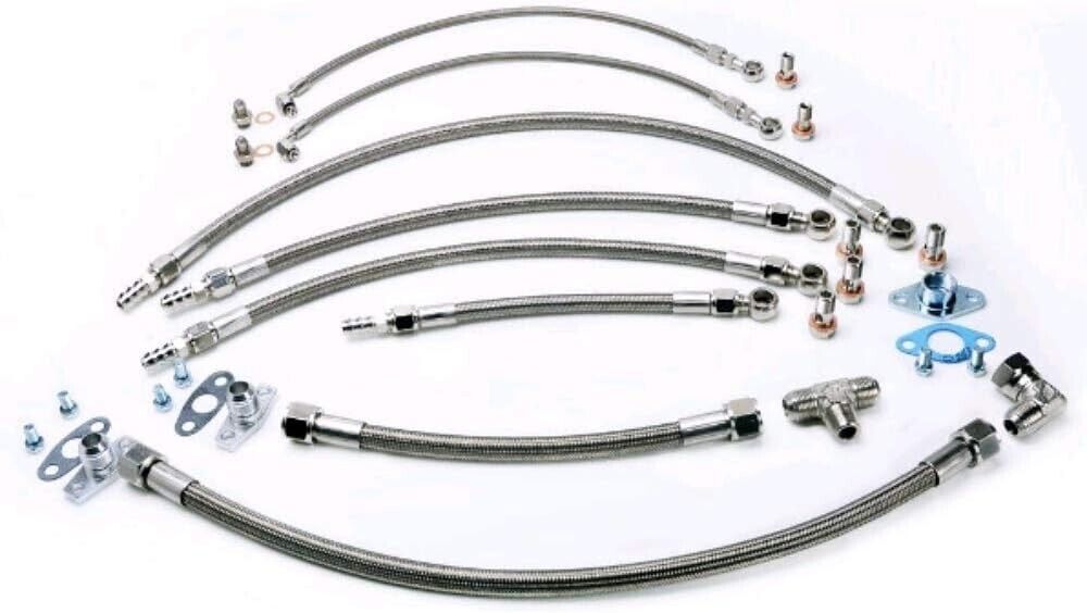 Turbo Install Kit for TOYOTA 1JZ-GTE / 2JZ-GTE w/ Garrett GT25 GT30 GT35 BB