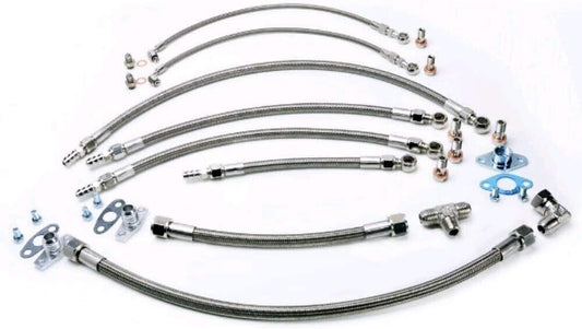 Turbo Install Kit for TOYOTA 1JZ-GTE / 2JZ-GTE w/ Garrett GT25 GT30 GT35 BB