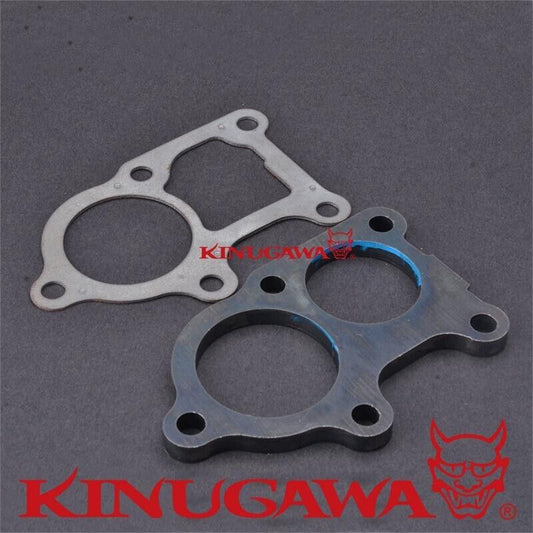 Kinugawa Turbo Flange + Gasket Mitsubishi 4D34 / 6D31 / 6M60T Downpipe Elbow