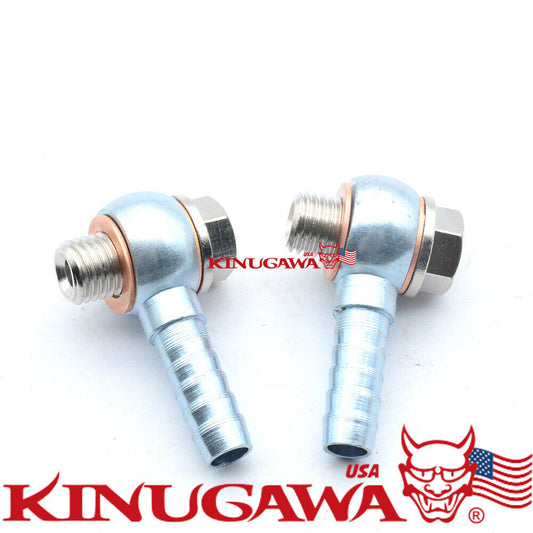 Kinugawa Turbo Water Banjo Bolt Kit M14x1.5mm to 5/16" Barb (0.32") (8mm)