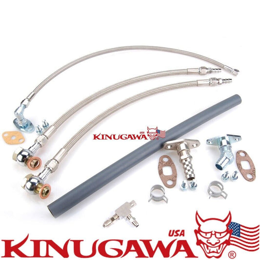 Universal Turbo Oil water line kit For Garrett GT37R GT40R GT42R GT45R GT47R BB