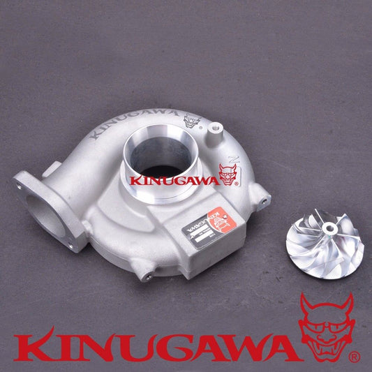 Kinugawa Turbo Compressor Housing 4G63T Mitsubishi EVO 9 20G w/ Billet Wheel 6+6