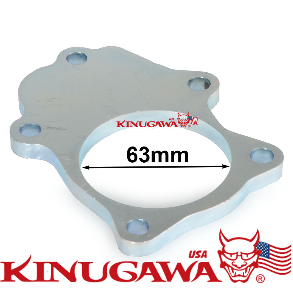 Turbo Outlet Flange kit for SUBARU EJ20 EJ25 Impreza STI WRX 63mm hole
