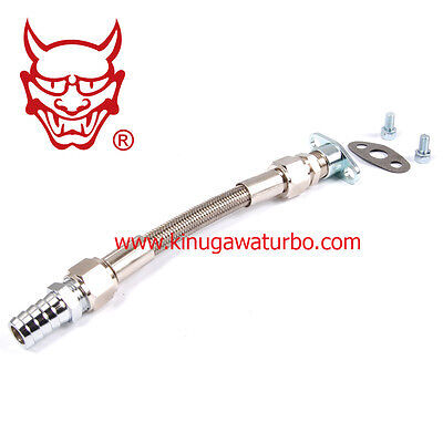 Turbo Oil Drain Line Kit 10AN Mitsubishi TD03 TD04 TD05 TD06 to 20mm barb