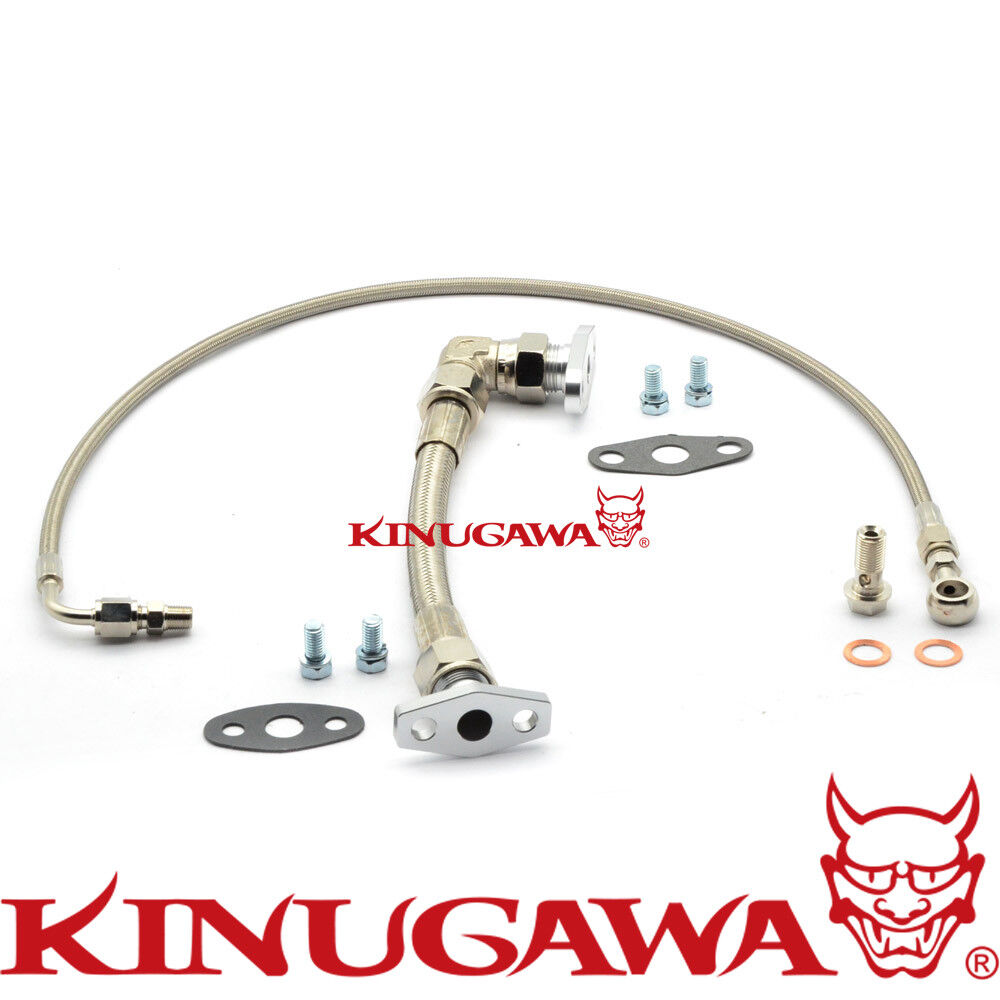 Oil Feed Return Line FOR Mazda Speed 3 w/  Precision 5858 5862 5858 GEN2 BB 6266