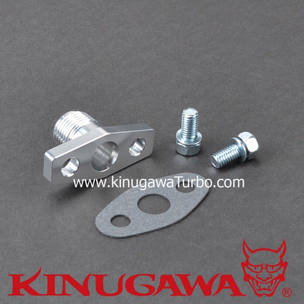 Billet Alumimum Turbo Oil Return Drain Flange -10AN AN10 DSM 4G63T 1G 2G EVO1-9