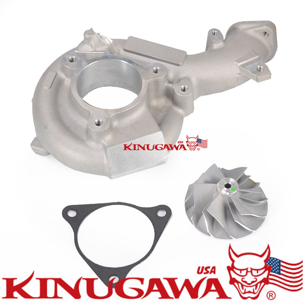 Kinugawa MHI 4B11 EVO X / 10 Upgrade Turbo Compressor Housing + T04R Wheel