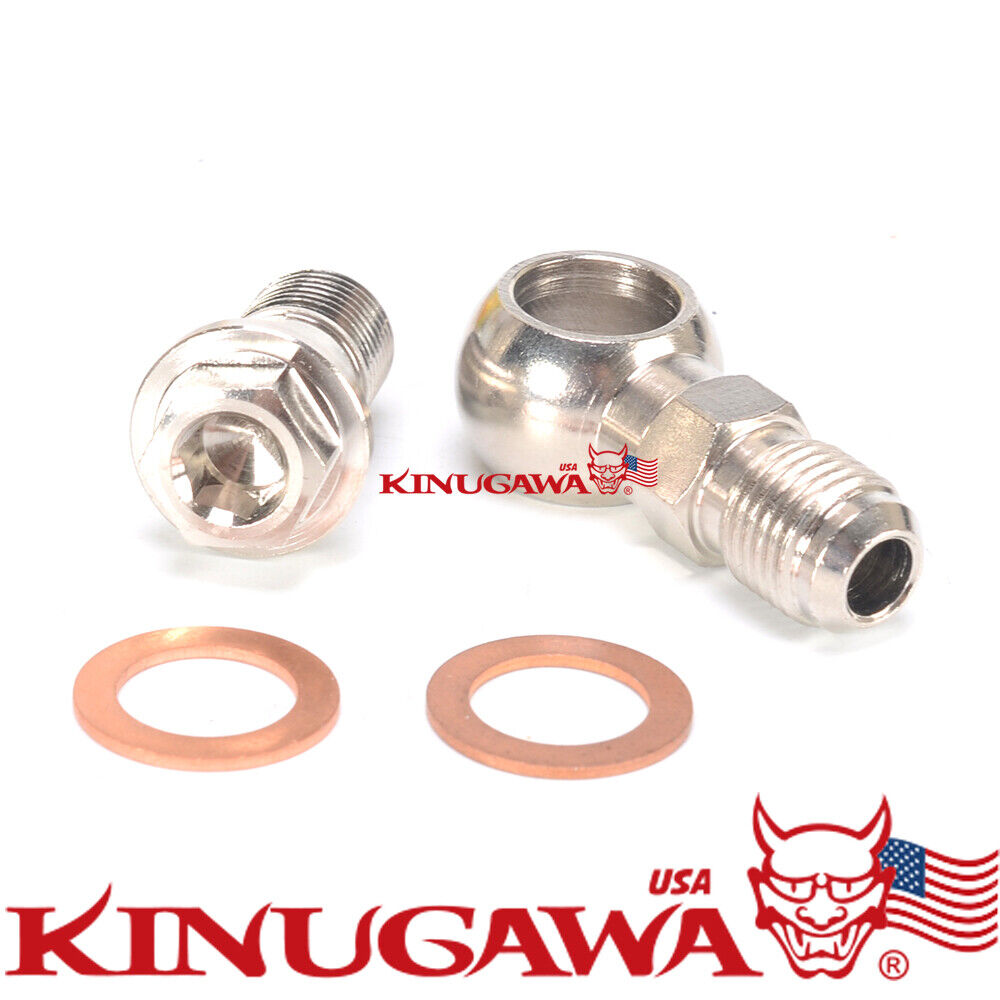 Turbo Banjo Bolt kit M14x1.5 mm to 6AN GT28R GT30R GT35R /ideal for tight spaces