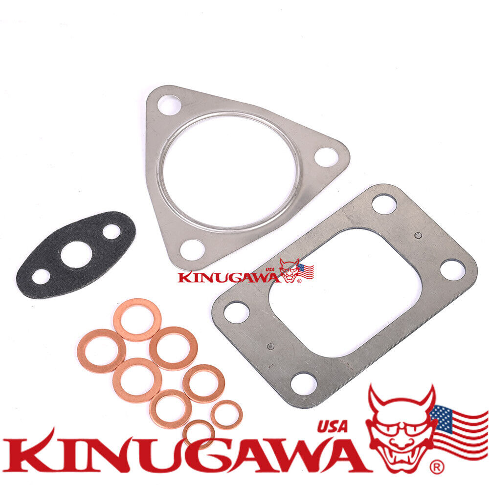 Turbo Gasket set For Mitsubishi TD06 17C 19C 20G GMC Syclone Typhoon T3 /3 bolts