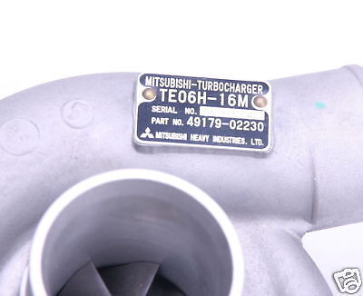 Turbocharger CAT E320B 49179-02230 TD06H-16M TE06H-16M