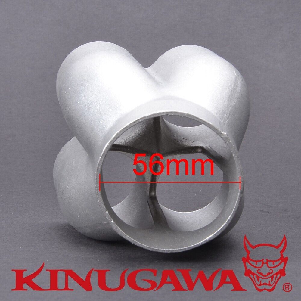 UNIVERSAL Stainless EXHAUST PIPE 4 to 1 Connector