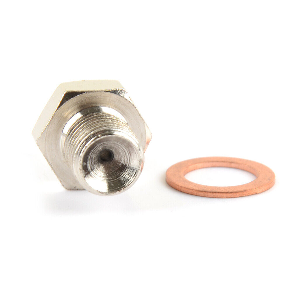 Turbo Oil Feed Adapter Fitting M12x1.25 mm 4G63T EVO DSM TD05 1.5mm restrictor