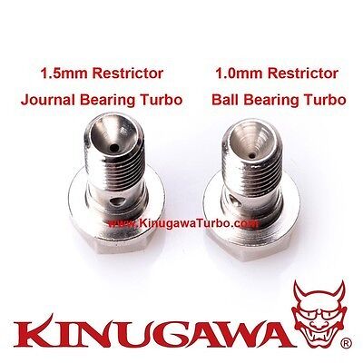 Turbo Oil Feed Banjo Bolt Kit Garrett GT25 GT28 GT30 GT35 Journal Bearing