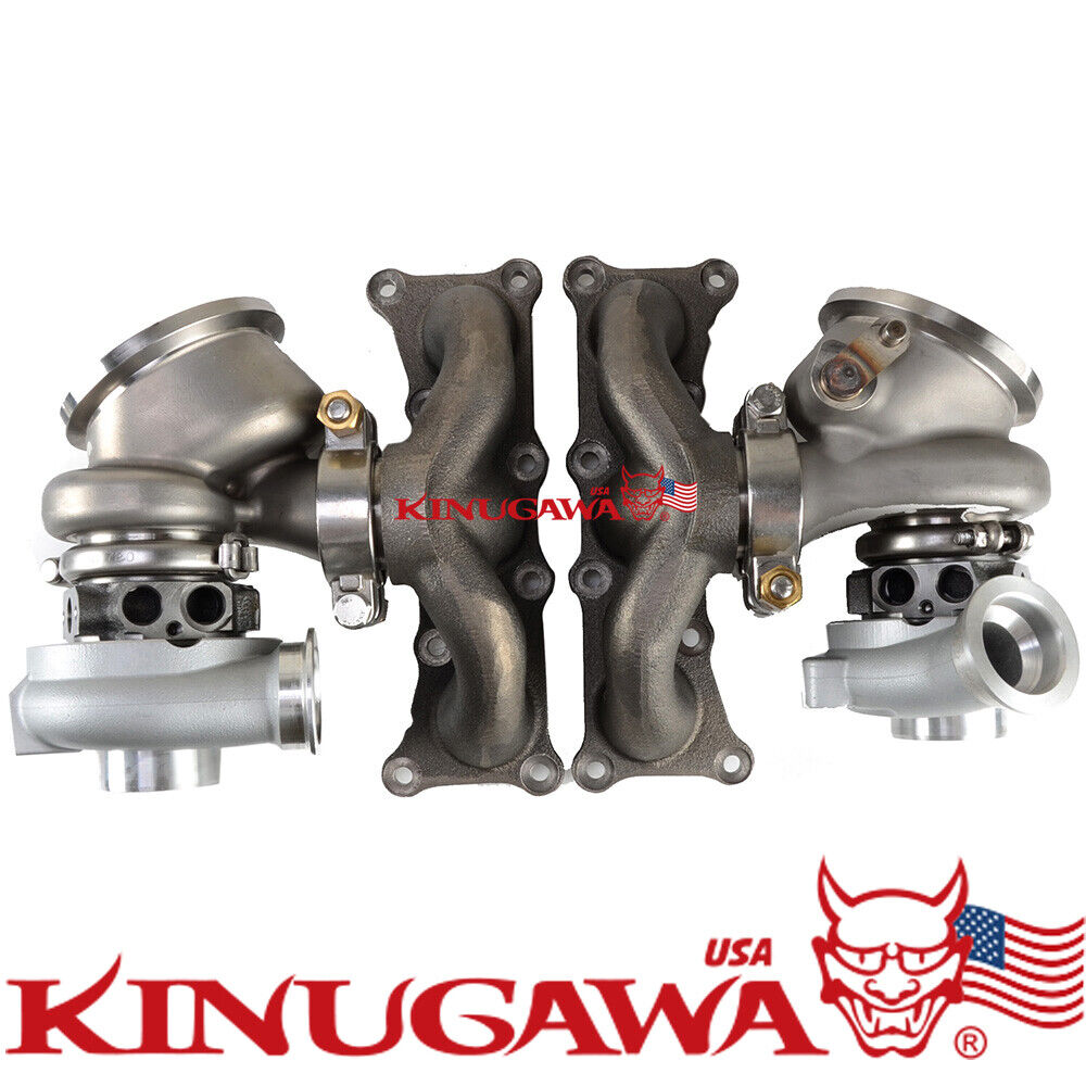 Bolt on Kinugawa upgraded Twin Turbo Kit For BMW N54 135i/335i/535i TD04HL-15T