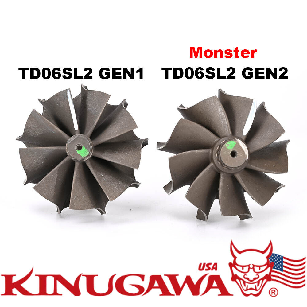 Turbine Wheel Mitsubishi TRUSTs GREEN TD06SL2 18G 20G 9 Blade Monster Gen2