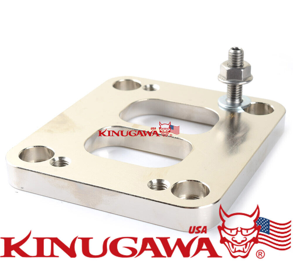 Forged Turbo Exhaust Manifold Flange Adapter T4 to T3 W/Gasket and stud kit