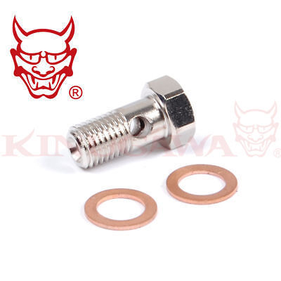 Banjo Bolt M10x1.25 mm to -4AN 4G63T EVO 1-9 Oil Feed Engine Side