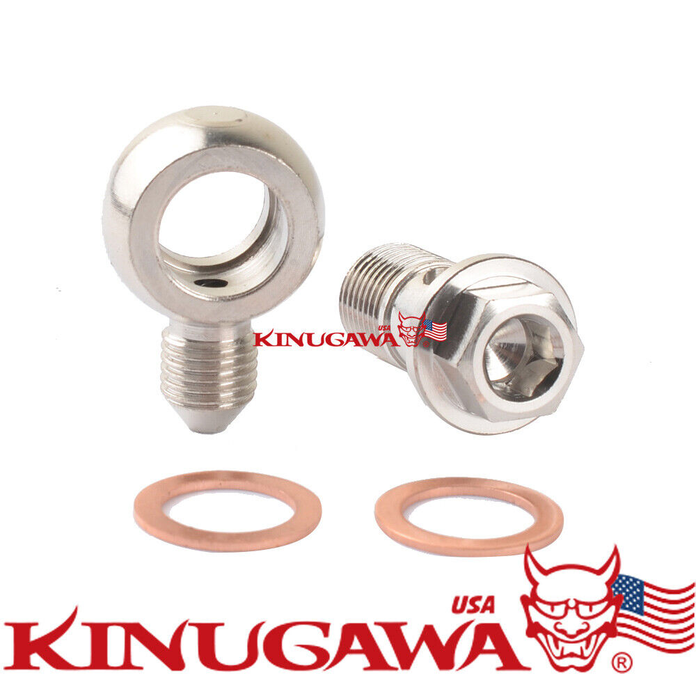 Turbo Banjo Bolt kit M14x1.5 mm to 4AN GT28R GT30R GT35R /ideal for tight spaces