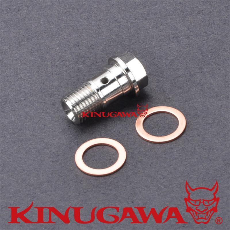 Turbo Oil Feed Banjo Bolt For Garrett GT15 GT17 GT19 GT20 GT22  1.5mm restrictor