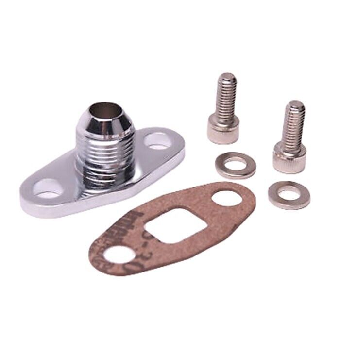 Steel Turbo Oil Drain Flange 10AN Garrett GT40 GT42 GT45 GT47