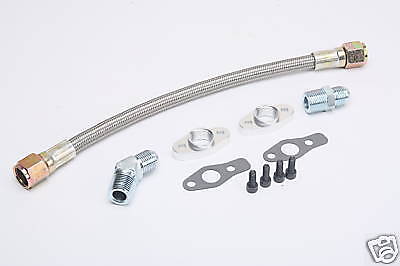 Turbo Oil Drain Teflon Line Kit 20in IHI RHF4 RHB4 RHB5
