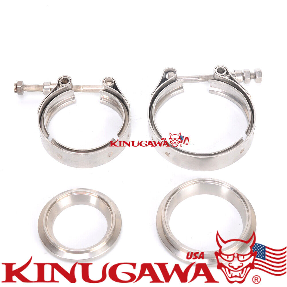 Flange Kit for Tial GT30 GT35 Turbo Turbine Housing V-band In/Outlet Stainless