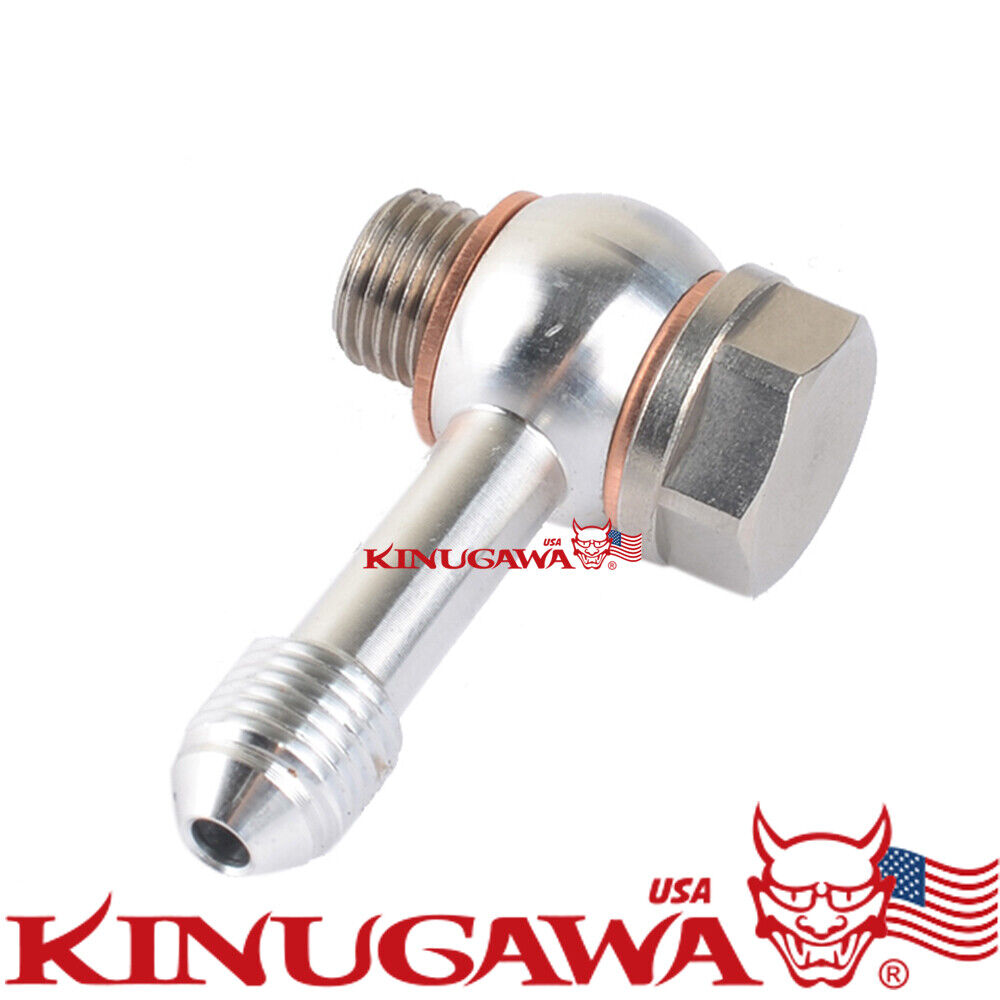 AN -3 (3AN) Aluminum 7075 Banjo Adapter To M10x1.0 Stainless Steel Banjo Bolt