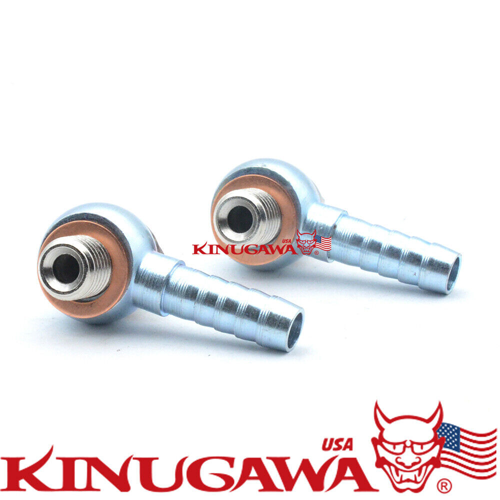 Kinugawa Turbo Water Banjo Bolt Kit M14x1.5mm to 5/16" Barb (0.32") (8mm)