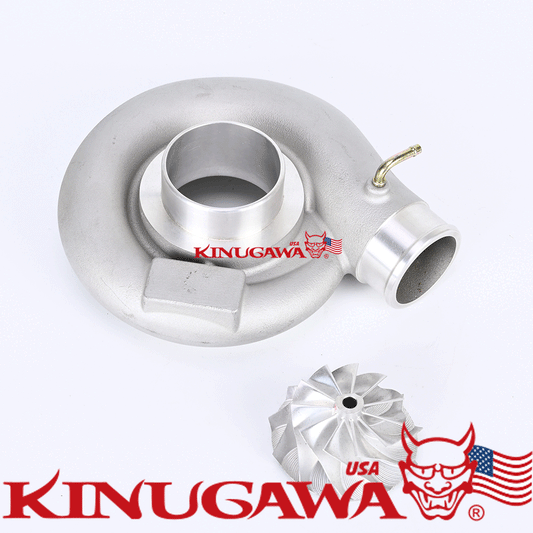 2.4" Garrett A/R .60 GTX3076R + Wheel  Turbo Compressor Housing For Subaru Turbo