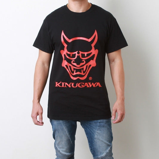 KINUGAWA Burning Red Demon Black T-Shirt