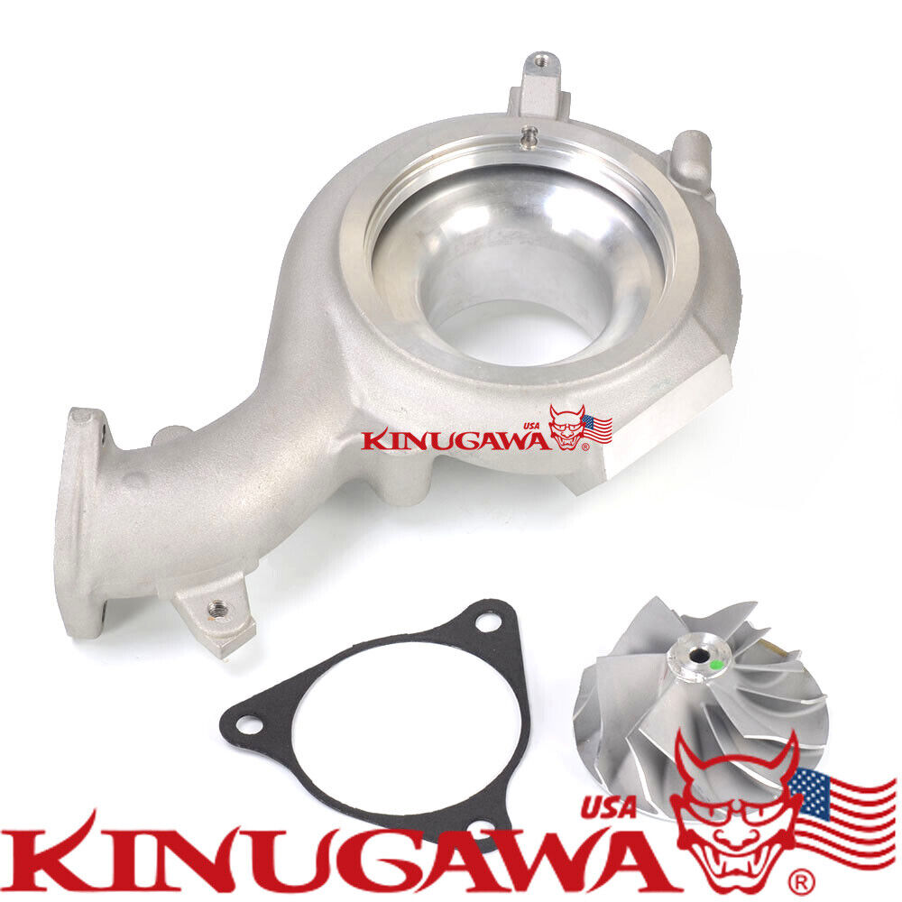 Kinugawa MHI 4B11 EVO X / 10 Upgrade Turbo Compressor Housing + T04R Wheel