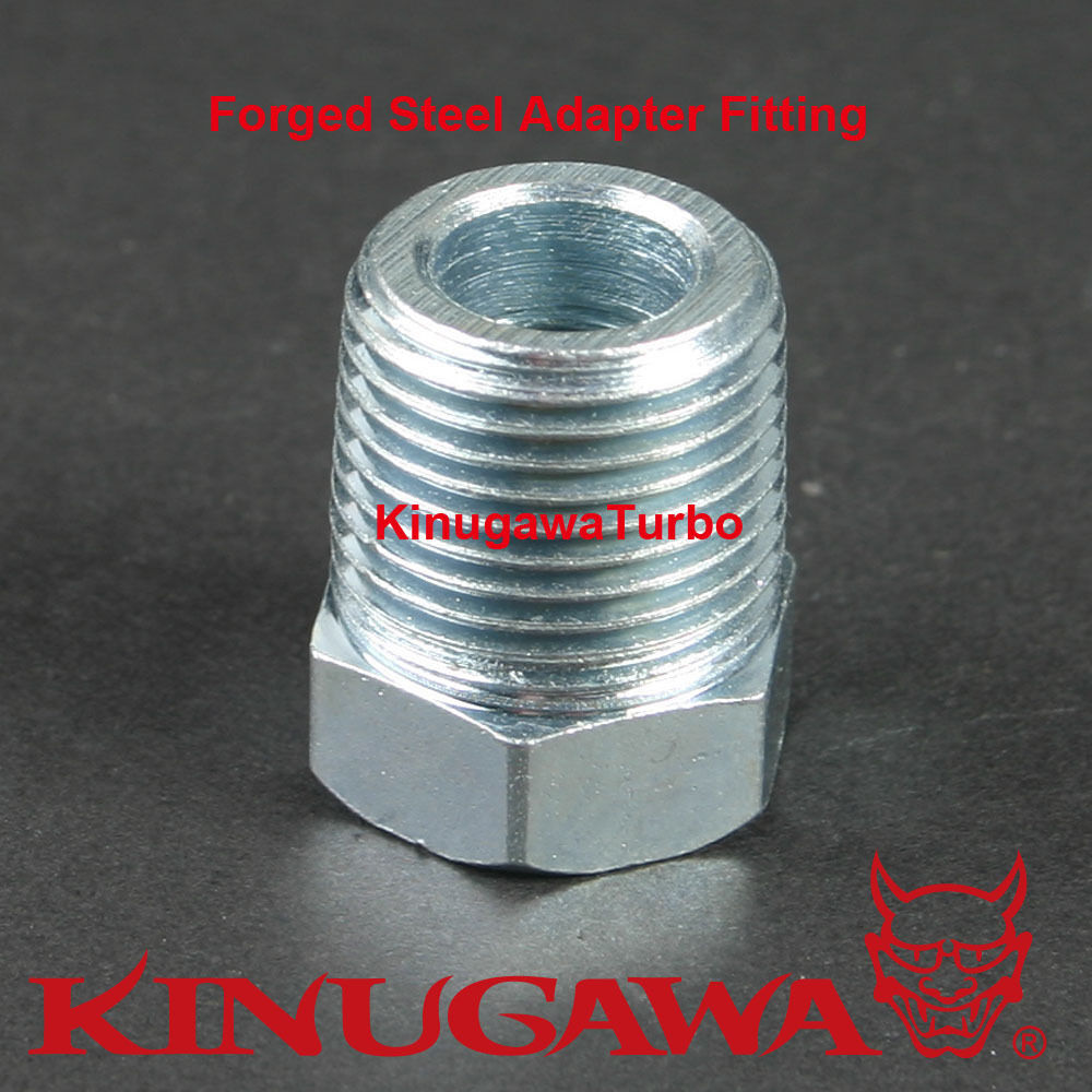 Forged Steel Adapter Fitting Connector BSPT 1/4 Male - BSPT 1/8 Female C7-1