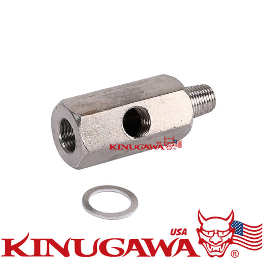 1/8 NPT Stainless Sensor Adapter Fitting  For Oil Pressure Gauge
