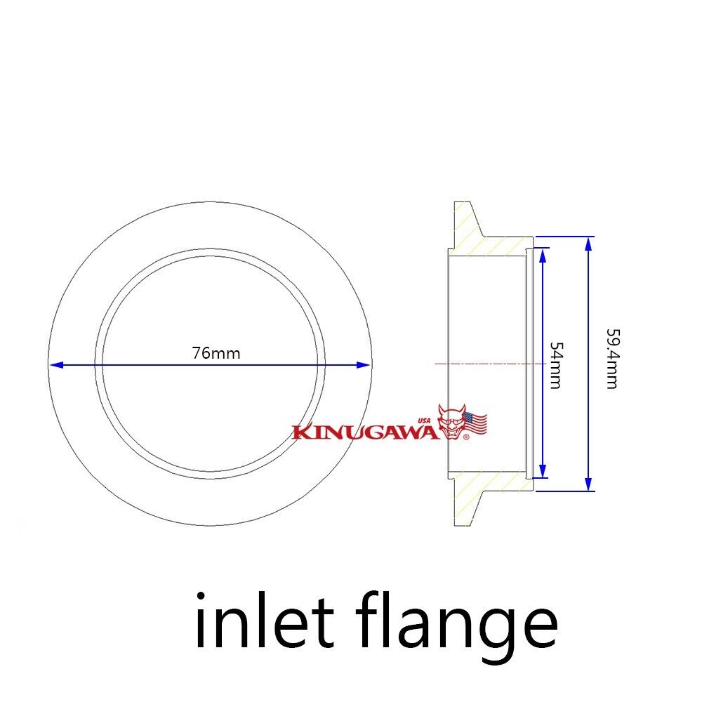Stainless Turbine Housing Garrett GTX3576 GT3582R GTX3582R V-Band AR1.06