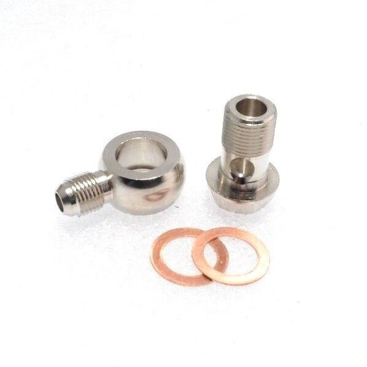 Turbo Banjo bolt kit M18x1.5mm T4 T04B T04E T04Z -6AN
