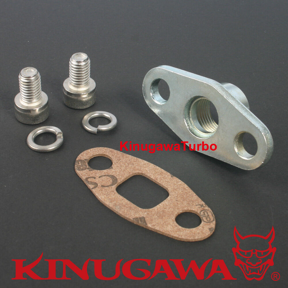 Turbo Oil Return Drain Flange kit Mitsubishi TE06H TD07S T67-25G 1/2" Female