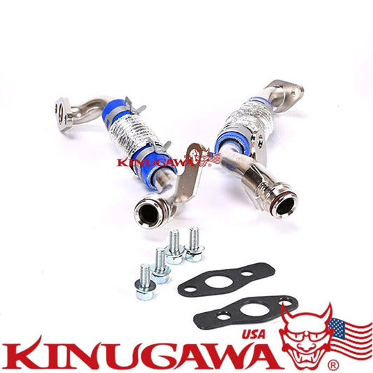 Turbo Oil return pipe Kit For BMW N54 3.0L 135i 335i 535i 735i TD03 twin Turbos