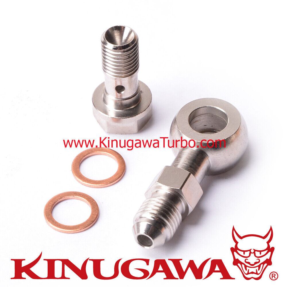 Banjo Bolt Kit M12x1.5mm VOLVO SAAB TD04H TD04HL Turbo Oil feed 2.5mm restrictor
