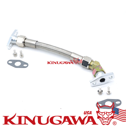 Turbo Oil return pipe kit for Mitsubishi 4G63T DSM 1G 2G EVO 1~3 TD05H Turbo