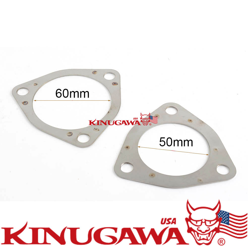 Kinugawa Turbo Gasket Mitsubishi TRUSTs 3 bolt TD06SL2 20G Stainless304