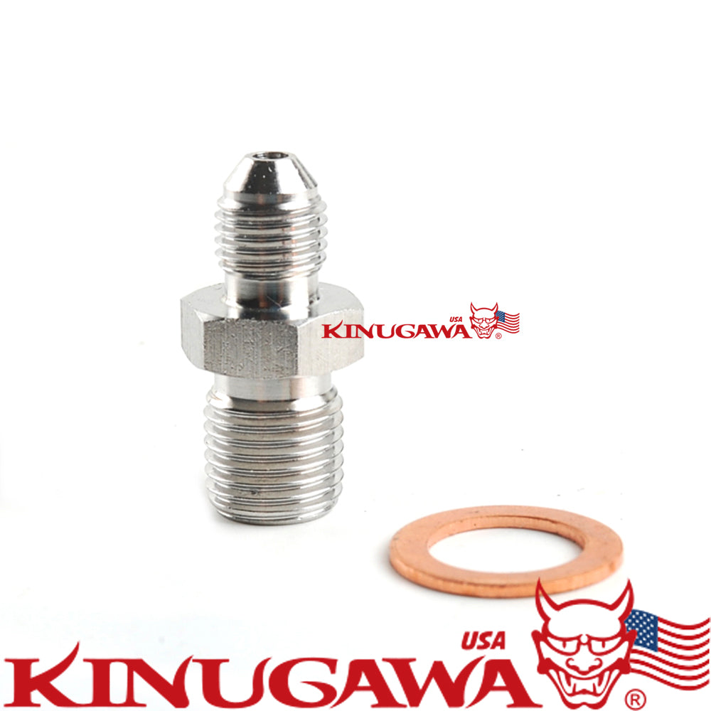 -3 AN to M12X1.0mm Stainless ADAPTER / Brake Fittings Adapter